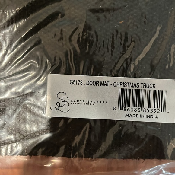 New Coir Doormat - Christmas Truck/NWT - Picture 6 of 7